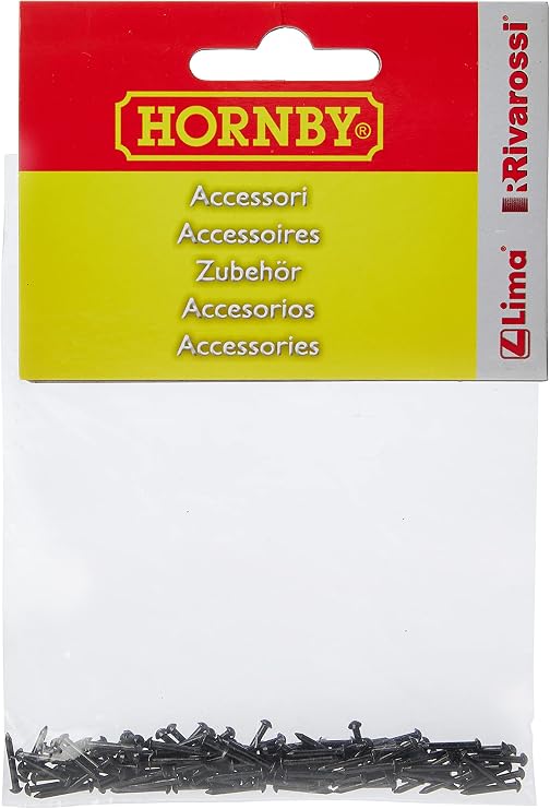Hornby R207 Replacement Track Pins - Spare Parts and Train Accessories for Hornby OO Gauge Model Railway Sets, Coupling and Modelling Tools - Fixing Pins, Scale 1:76 for ASIN | Hornby Replacement, Spare Parts and Train Accessories for OO Gauge Model Railway Sets, Coupling and Modelling Tools