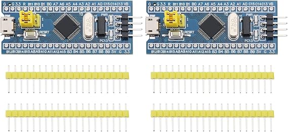 SING F LTD 2 Sets Development Board Modules STM32F103C8T6 ARM Minimum System Development Board Module Microcontroller Development Board Compatible with STM32