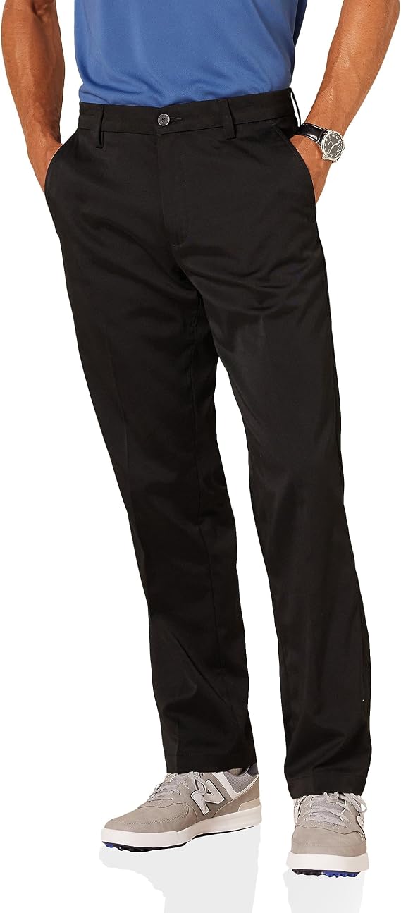 Amazon Essentials Men's Classic-Fit Moisture-Wicking Stretch Golf Pants with Active Waistband (Available in Big & Tall)
