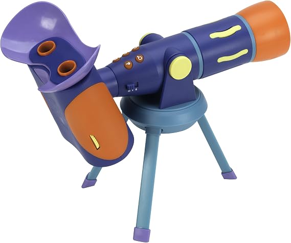 Educational Insights GeoSafari Talking Space Explorer Featuring Emily Calandrelli (English & Asian Audio Version) - Toy Telescope for Kids, Toddler Space Toys, Beginner STEM for Toddlers Ages 4+