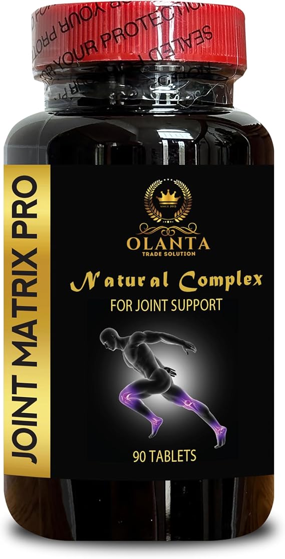 Joint Matrix PRO - High Potency Joint Support Capsules with Glucosamine MSM Supplements for Joint Flexibility - 1 Bottle 90 Tablets