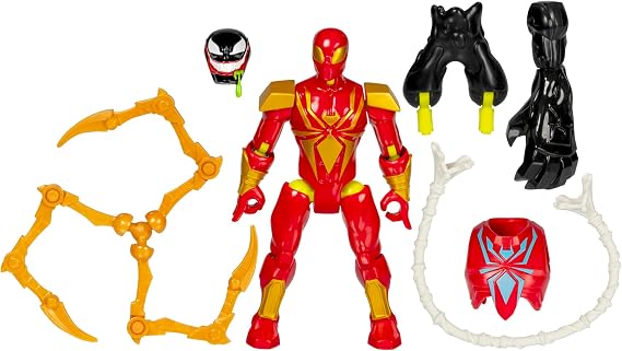 MixMashers Marvel Iron Spider Özel Spider-Man Karıştır ve Eşleştir Deluxe Aksiyon Figürü ve Aksesuarları