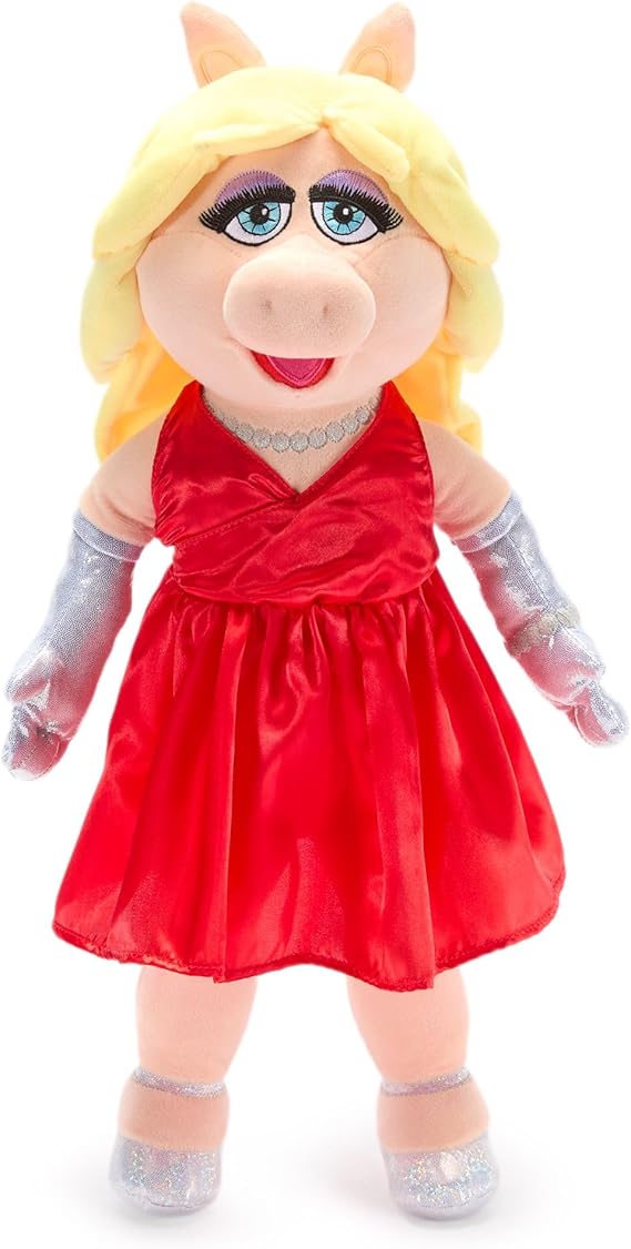 Disney Store Official Miss Piggy Plush - The Muppets Show Collectible Stuffed Animal with Embroidered Features & Detailed Plush Sculpting - Disney Toys for Muppets Fans - 18 Inches