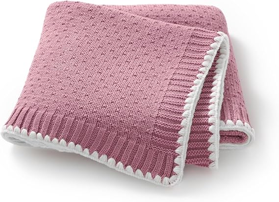 Knit Baby Blanket Soft Swaddle