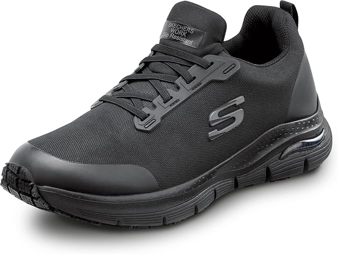 Men's Charles Arch Fit MaxTrax Alloy Toe SRO Slip-On Athletic