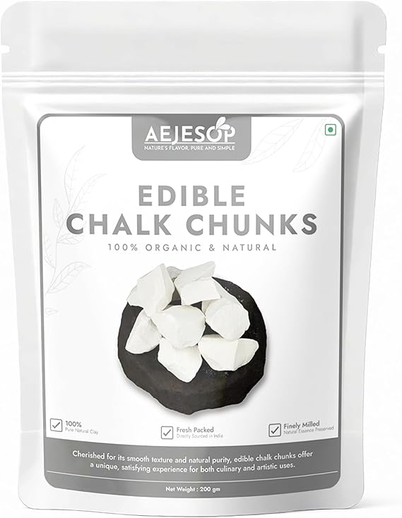 AEJESOP Belgorod Edible Chalk,Edible Clay Chunks,7oz(200g)
