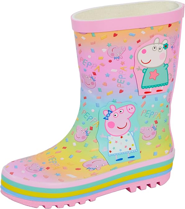 Peppa Pig Rain Boots Suzy Sheep Rubber Boots Snow Boots Girls Boots For Outdoor Play