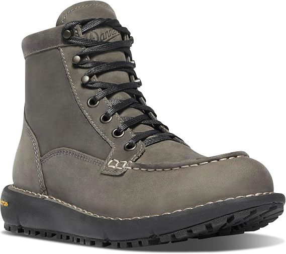 Danner Logger 917 Waterproof Moc Toe Work Boots for Women - Nubuck Leather with Breathable Gore-Tex, Vibram SPE Midsole and 917 Traction Outsole