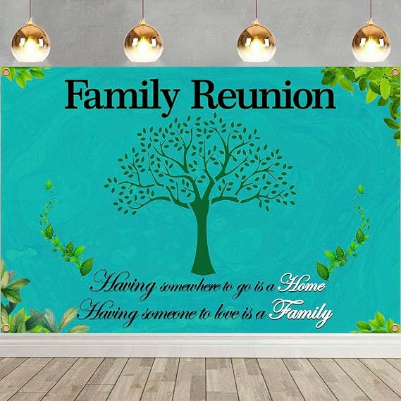 Family Reunion 6 X 4 Ft Backdrop We are Family Banner Family Tree Photo Booth Props Family Background for Housewarming Adoption Family Gathering Party Decorations