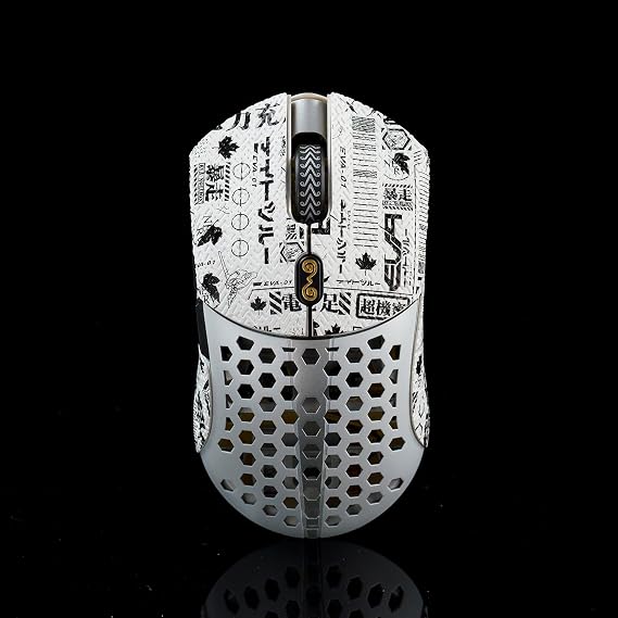 Non Slip Mouse Grips Suck Sweat Stickers for Finalmouse Ultralight 2 UL2 Starlight 12(EVA White)