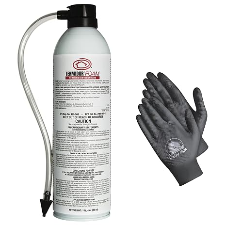 Termidor Foam 16 oz with Disposable Nitrile Gloves