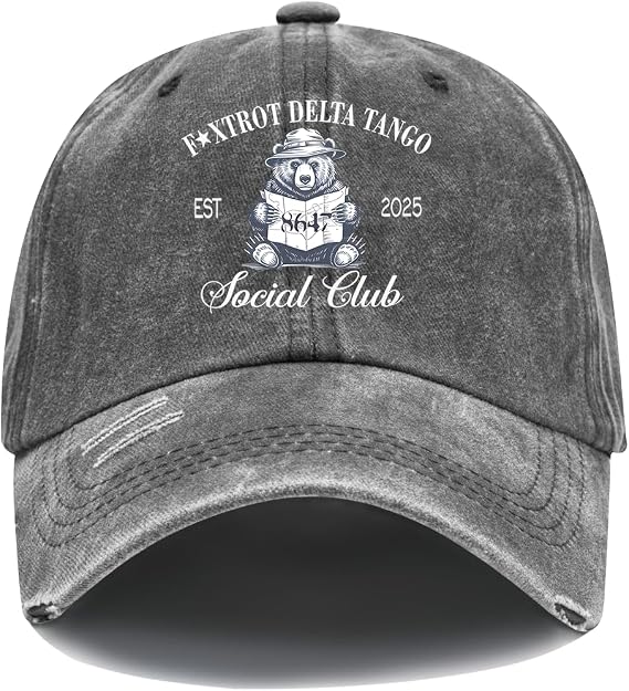 Foxtrot Delta Tango Hat, 8647 Hat, Only You Can Prevent Fascism Cap