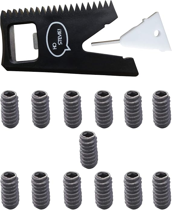 Ho Stevie! Surf Wax Comb + Fin Key + 13 Fin Screws + Bottle Opener