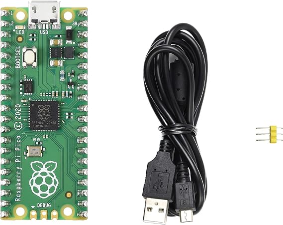 Colourful Pre-Soldered Raspberry Pi Pico RP2040 Microcontroller board Flexible Mini Board Based on Raspberry Pi RP2040 Chip,Dual-core Arm Cortex M0+ Processor,Support C/C++/Python