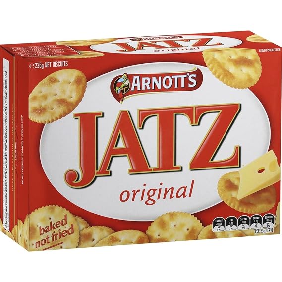 Arnotts Jatz 225g Original Cracker Biscuits