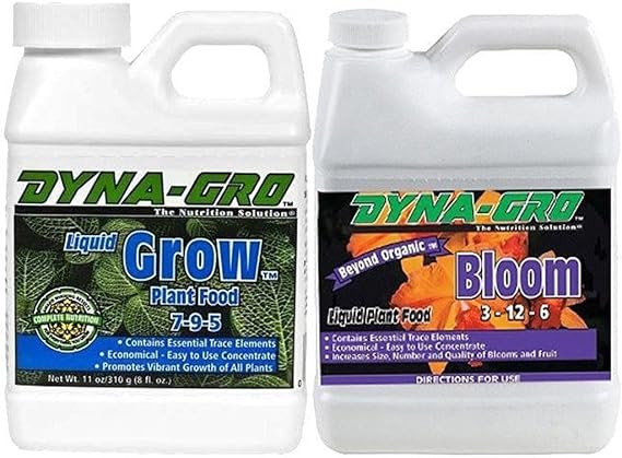 Dyna-Gro DYNAGB8OZSET Liquid Grow & Liquid Bloom, 8 oz