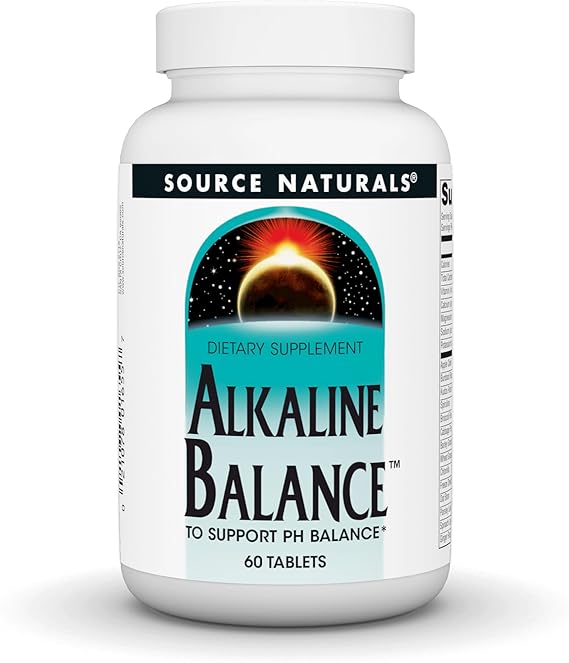 Source Naturals Alkaline Balance, to Support PH Balance*, 60 Tablets