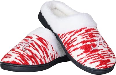 FOCO Womens Sherpa Lined Colorblend Cup Sole Slippers