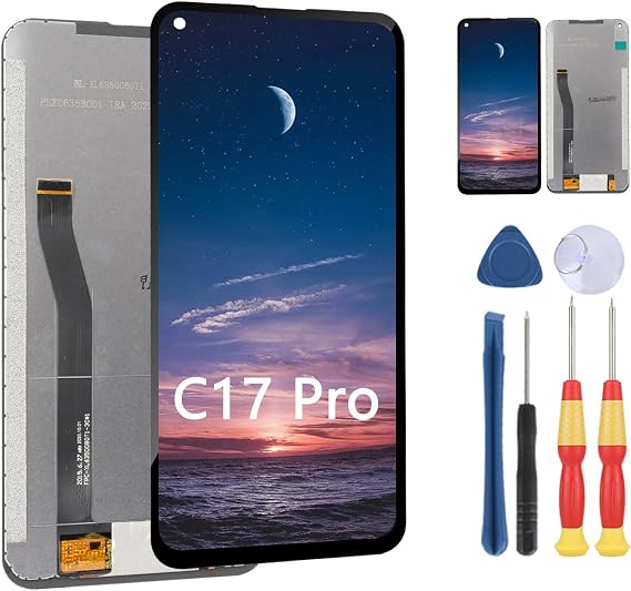 New Display Touch Screen for Oukitel C17 Pro LCD Display Replace Parts with Tools.