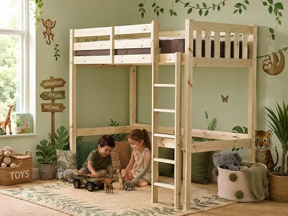STRICTLY BEDS&BUNKS Limited Eldon High Sleeper, 3ft Single