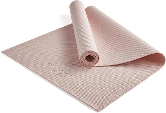 Myga Yoga Mat with Carry Strap – Non-Slip, Lightweight & Durable Exercise Mat for Yoga, Pilates & Fitness – Sweat-Resistant & Easy to Clean – 173cm x 61cm x 4mm - Choice of Colour