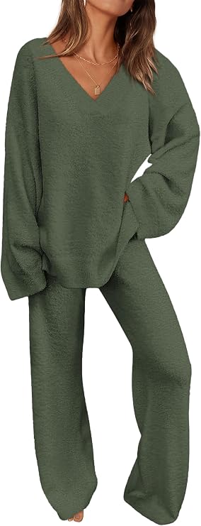 PRETTYGARDEN Lounge Sets for Women 2 Piece Pajama Set