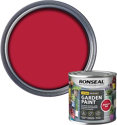 Ronseal GARDEN PAINT Moroccan Red 250Ml [38268]