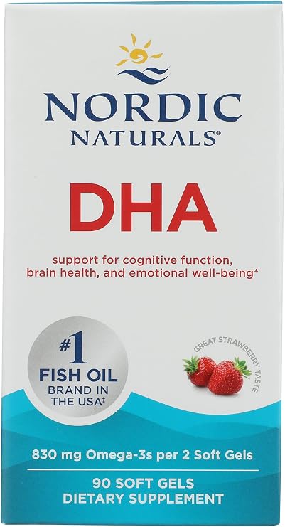 Nordic Naturals - DHA, Brain and Nervous System Support, 90 Soft Gels