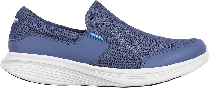 MBT Mens Modena III Leather Textile Denim Blue Shoes 11.5 US