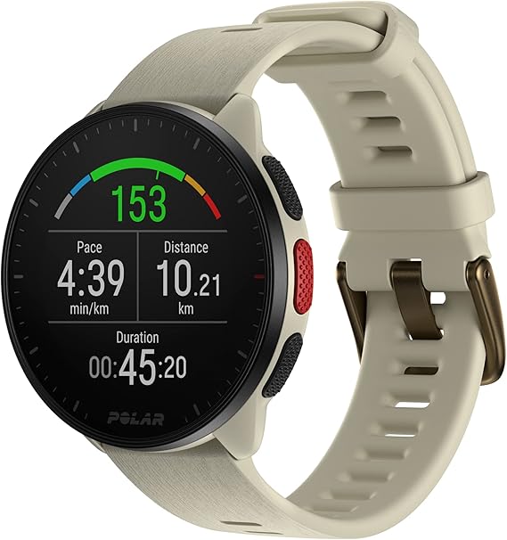 Polar Pacer - GPS Running Watch - High-Speed Processor - Ultra-Light - Bright Display - Grip Buttons - Personalised Training Program &amp; Recovery Tools - Heart Rate Monitor - Music Controls