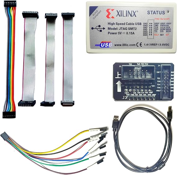 FPGA Programmmer for with Xilinx Series JTAG Debugger Compatible with XILINX Platform Cable USB FPGA CPLD STM2 in Circuit Debugger Programmer