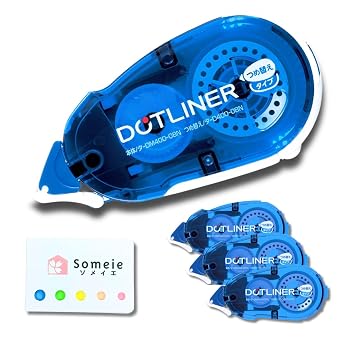Double Sided Tape Roller, Tape Runner, Dot Liner, for Scrapbooking and Crafting, Refillable Adhesive Glue Roller(TA-DM400-08N), 3 Refills 0.33 in x 52.49 ft (TA-D400-08N)&Sticky Notes, Tape, Bond