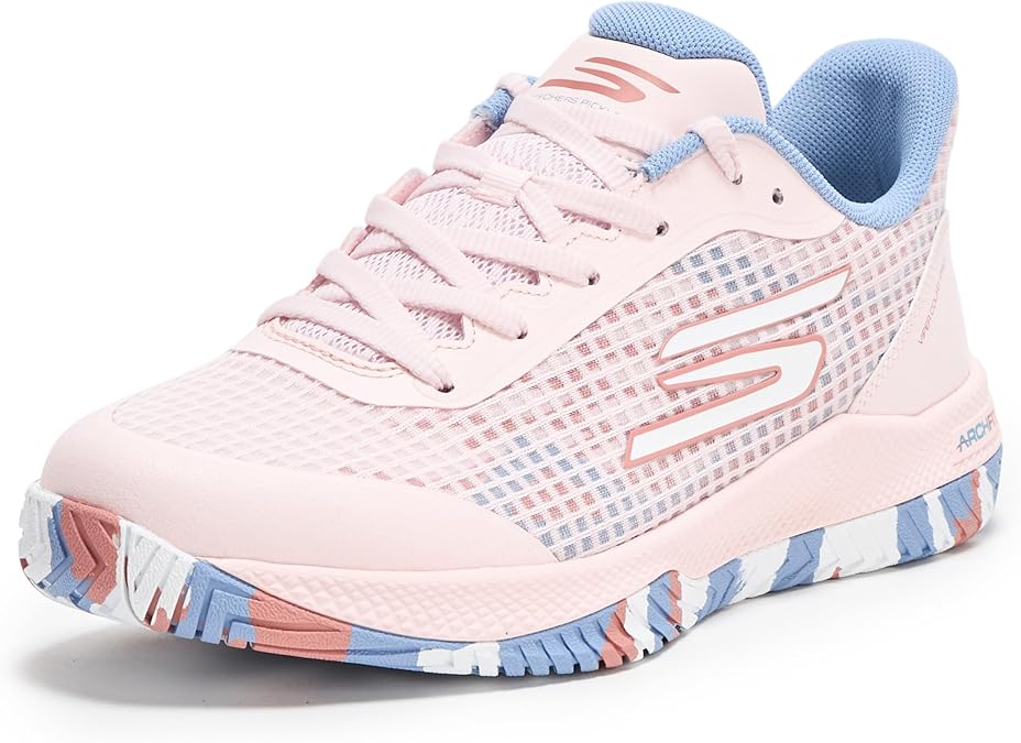 Skechers Viper Court Pro Pickleball Sneaker Women's Light Pink 25.0 cm