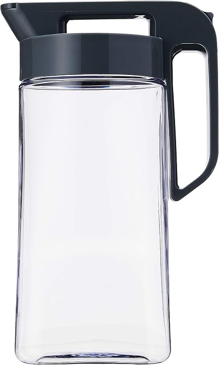 Asvel S1600K Cold Water Bottle, Gray, 53.0 fl oz (1,600 ml), Drink Bio