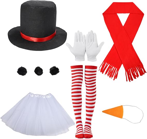 Christmas Costumes for Women, Halloween Costumes for Women Tutu Skirt Set Cosplay Costume