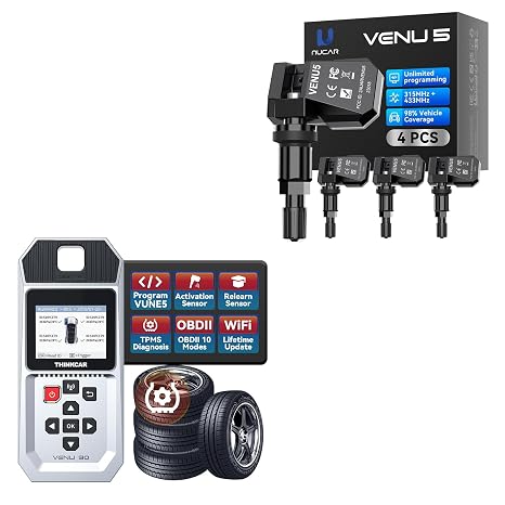 MUCAR VENU5 TPMS Sensor + THINKTPMS VENU90 Pro.gram.ming Tool