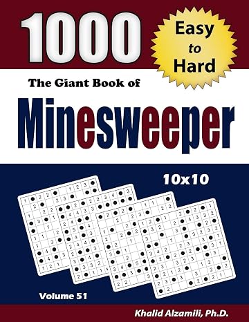 The Giant Book of Minesweeper: 1000 Easy to Hard Puzzles (10x10) (Adult Activity Books Series)