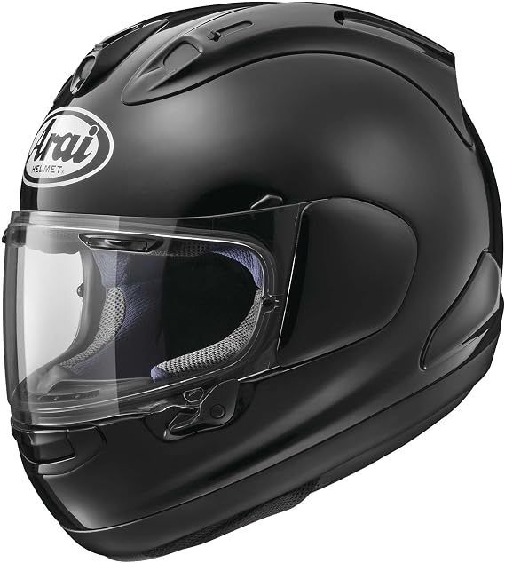 Arai Corsair-X Solid Adult Street Motorcycle Helmet - Black/Large