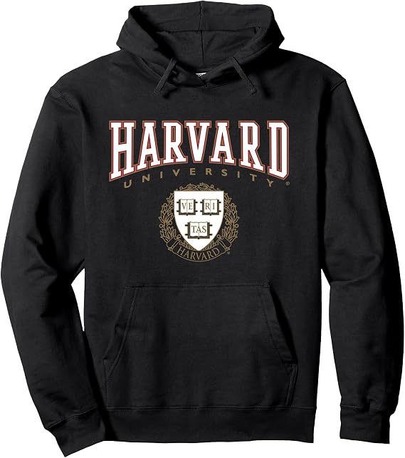 Harvard University Classic Crest Pullover Hoodie