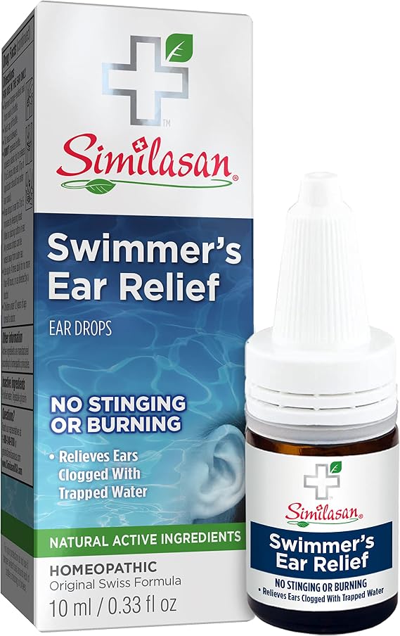 Similasan Swimmer's Ear Relief Ear Drops, 0.33 Ounce Bottle