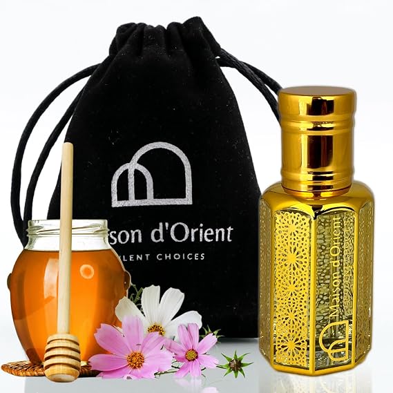 MdO Khamrah Perfume Oil - 12mL | Unisex Fragrance | Oriental Blend of Cinnamon, Praline, Amber, and Vanilla | Long-Lasting Perfume Oil for Men and Women