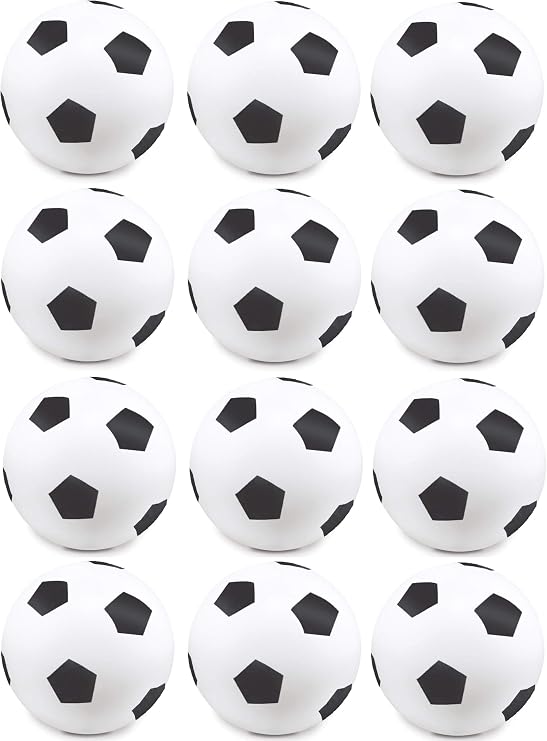 Tiger Tail Sports Recreational-Quality (1-Star, 40mm) Ping Pong Balls (Soccer, 12-Pack)