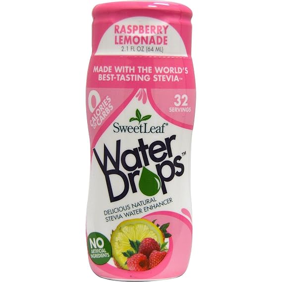 SweetLeaf Water Drops, Raspberry Lemonade, 2.1 Fl Oz (Pack of 1)