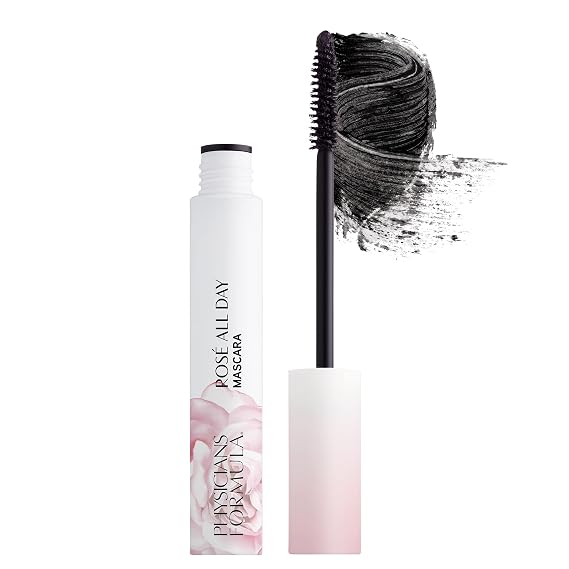 Physicians Formula Rose All Day Mascara Black Volumizing, Hypoallergenic, Conditioning, Nourishing, Lifting, Lengthening, Dermatologist Approved