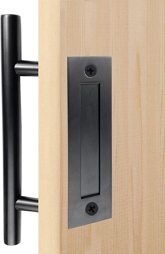 Homacer Black Rustic Steel Door Handle Design #009
