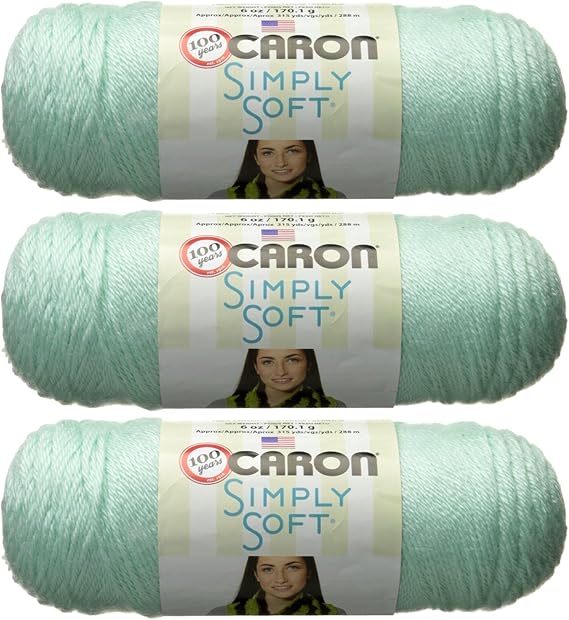 Caron Simply Soft Yarn Solids (3-Pack) Soft Green H97003-9739