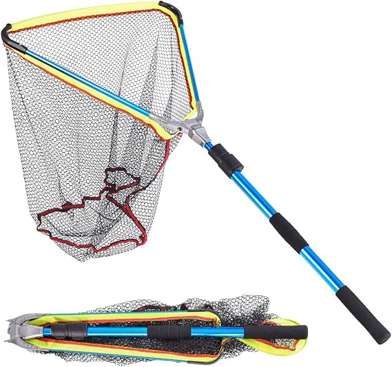 200cm / 79 Inch Telescopic Aluminum Fishing Landing Net with Extending Telescoping Pole Handle