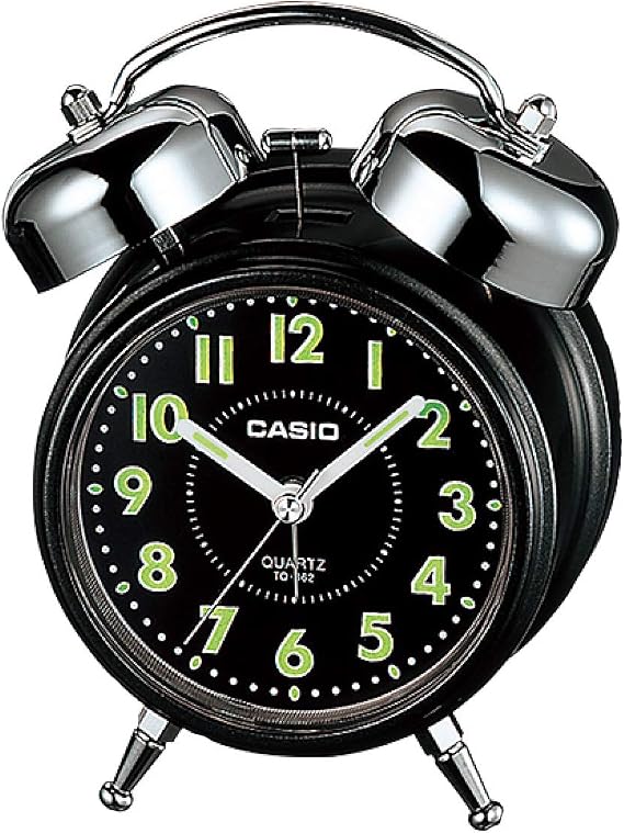 Casio TQ-362-1ADF Masa Saati, Siyah, Standart