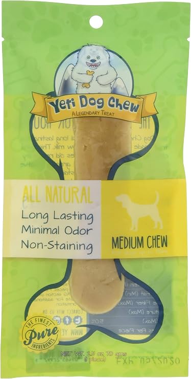 Yeti Dog Treats Yeti Dog Chew Cheese Medium x1