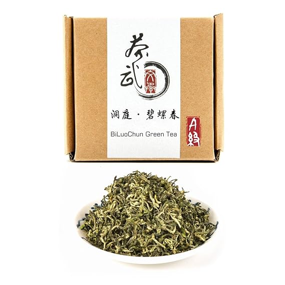 ChaWuWarmSun [A] BiLuoChun Chinese Green Tea Loose Leaf, 3.5oz/100g